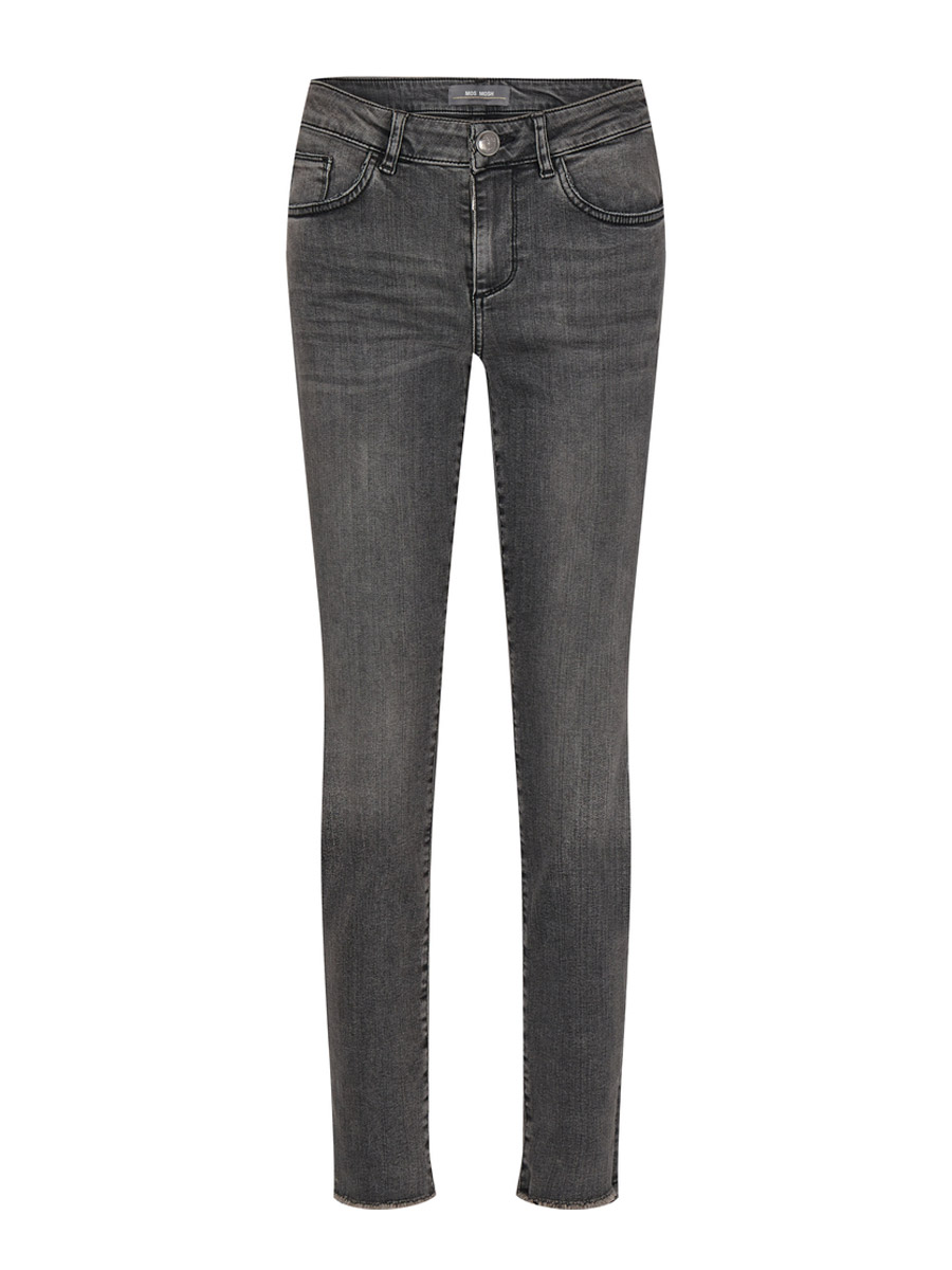 Mos Mosh Vice Ash Step Jeans Grey - Alluring Boutique