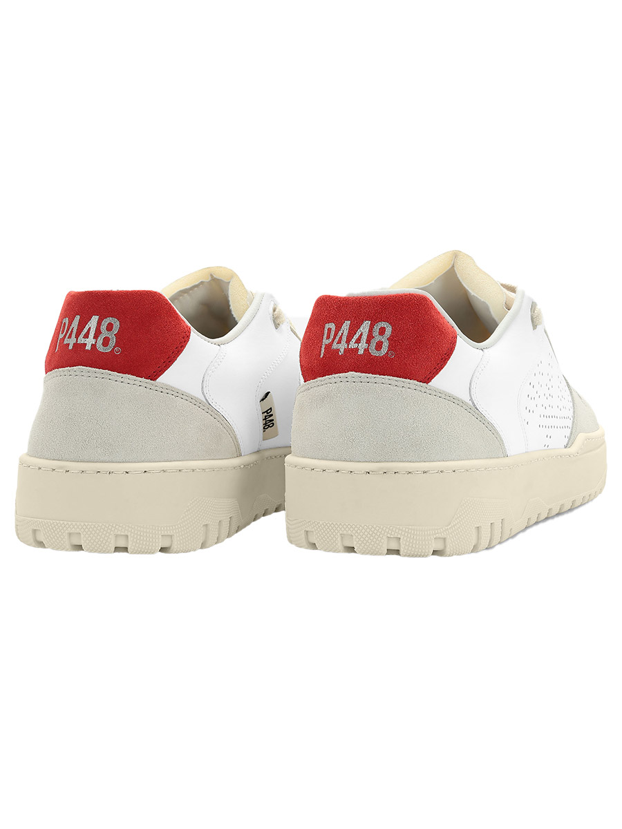P448 Mason Trainer White/Red