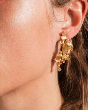 House of Vincent Gold Cabaret Earrings