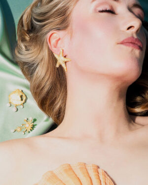 House of Vincent Gold Sirens Elegy Earrings