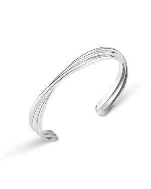 Interlocking-Bangle-Silver