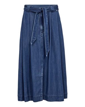 Mos Mosh Koda Denim Skirt Dark Blue