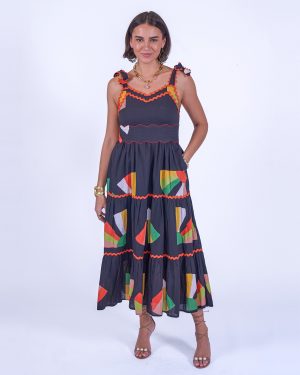 New Day Originals Amore Dress Japanese Fan