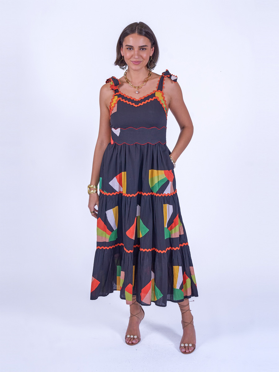 New Day Originals Amore Dress Japanese Fan