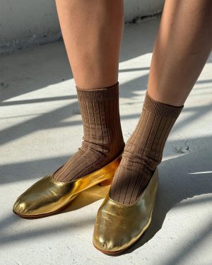 Le Bon Shoppe Her Socks (MC Cotton) Dark Tan