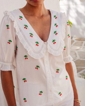 Pink City Prints Ava Blouse Cherrylicious